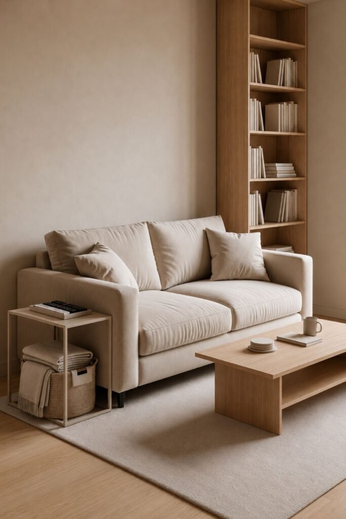 Living room organization ideas designed around everyday family routines