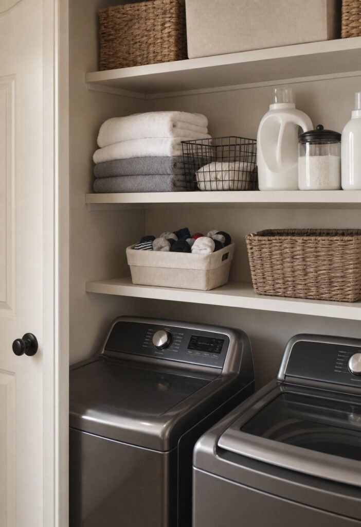 Small laundry room bucket for storing lost and mismatched socks